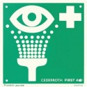 Panneau de sécurité  Yeux douche