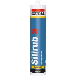 Mastic sanitaire Silirub S 310ml beige SOUDAL(Par 15)