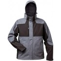 Veste Softshell Tau  Taille 3XL, gris/noir