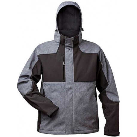 Veste Softshell Tau  Taille L, gris/noir