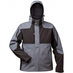 Veste Softshell Tau  Taille S, gris/noir