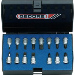 Coffret d'embouts de vissage 1/4'', 15 pièces