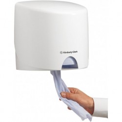 Distributeur pour papier. plastique, blanc