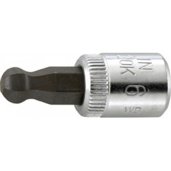 Embout de vissage 1/4" six pans femelle avec tête sphérique 5x28mm GEDORE 1 PCS