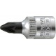 Embout de vissage 1/4'' pour vis cruciforme PZ, Dimensions : PZ 3, Long. 28 mm