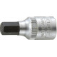 Embouts de vissage 1/4'' pour vis à six pans femelle, Cote s/plats : 2,5 mm, Long. 28 mm