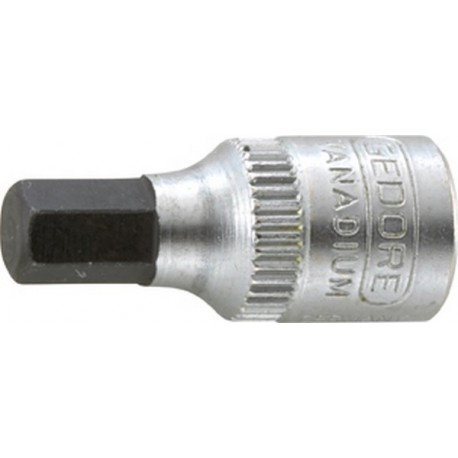 Embouts de vissage 1/4'' pour vis à six pans femelle, Cote s/plats : 3 mm, Long. 28 mm