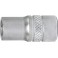 Douille 1/4'', métrique, Cote s/plats : 4 mm, Long. 25 mm