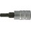 Embout de vissage 1/4'' pour vis à 6 pans femelle, Cote s/plats : 5 mm, Long. 30 mm