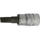 Embout de vissage 1/4'' pour vis à fente, Larg. : de la lame : 8,0 mm, Épais. : de la lame 1,2 mm, Long. 30 mm
