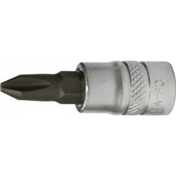 Embout de vissage 1/4'' pour vis cruciforme PH, Dimensions : PH 1, Long. 30 mm