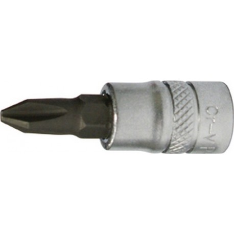 Embout de vissage 1/4'' pour vis cruciforme PH, Dimensions : PH 3, Long. 30 mm