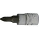 Embout de vissage 1/4'' pour vis cruciforme PZ, Dimensions : PZ 1, Long. 30 mm