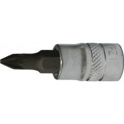 Embout de vissage 1/4'' pour vis cruciforme PZ, Dimensions : PZ 3, Long. 30 mm