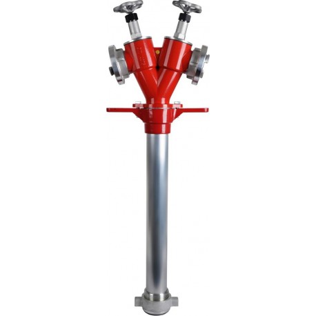Tuyau pour les bouches d'incendie, aluminium DN80 2 x Storz C, avec barrière