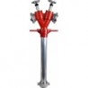Tuyau pour les bouches d'incendie, aluminium DN80 2 x Storz C, avec barrière