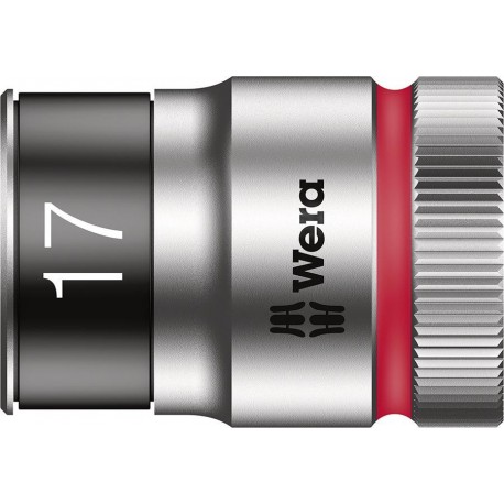 Douille 1/2" 17mm 6kt. fonction maintien  Wera