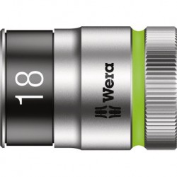 Douille 1/2" 18mm 6kt. fonction maintien  Wera