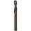 Foret automatique avec queue cylindrique, en acier à coupe rapide, type N, DIN 1897, profil rectifié, surface sans revêtement, Ø h8 : 1,30 mm