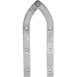 Bande ferrure 20x4x220mm  chromé brillant
