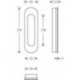 Coque d'entrée 42 4250,oval,F69 matt