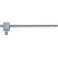 Poignée coulissante en T 1/4'', Long. : 115 mm