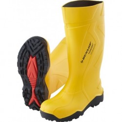 Botte de sécurité Dunlop Purofort+,S5 ,  Taille 48, jaune