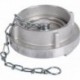 Bouchon  raccord Al avec chaine, 25-D, DIN14310