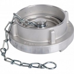 Bouchon  raccord Al avec chaine, 75-B, DiRi blanc