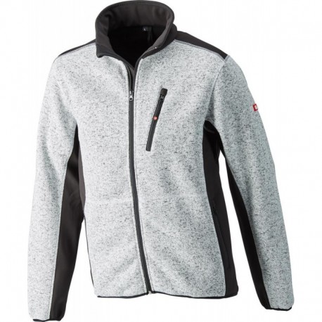 Veste,Softshell, Taille 2XL,gris brillant-noir,FORTIS