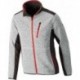 Veste,Softshell, Taille 2XL,gris brillant-rouge,FORTIS