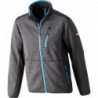 Veste,Softshell, Taille 3XL,d-gris-turquoise,FORTIS