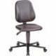 Chaises ESD Unitec 2 Kunstcuir noir Rollen
