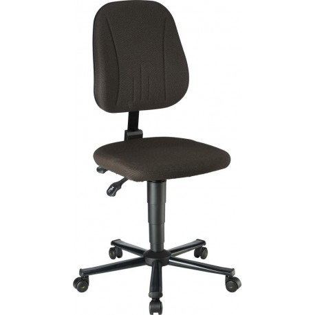 Chaises ESD Unitec 2 Stoff noir, Rollen