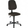 Chaises ESD Unitec 2 Stoff noir, Rollen
