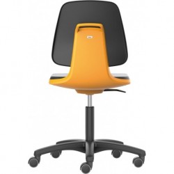 Chaises Labsit 2 orange Inte Taille mousse,avec roues