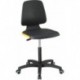Chaises Labsit 2 orange Plastique-cuir,avec roues