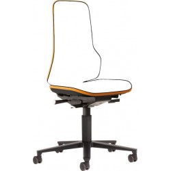 Chaises NEON orange synchroavec roue