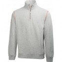 Sweat Oxford,  Taille  L, gris-melliert