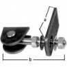 Penture de portail galvanisée à chaud 2337/KU/M24