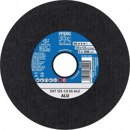 Disque de coupe A46NSG Alu 125x1,6mm  Pferd