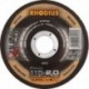 Disque de coupe FTK26 115 x 2,0mm coudé Rhodius(Par 25)