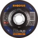 Disque de coupe KSMK 115 x 3,0mm coudé Rhodius(Par 25)