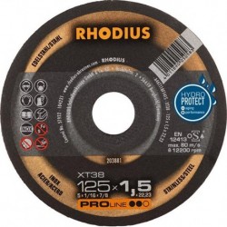 Disque de coupe XT38 125 x 1,5mm  Rhodius