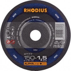 Disque de coupe XT77 150 x 1,5mm  Rhodius