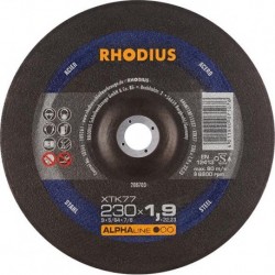 Disque de coupe XTK77 230 x 1,9mm coudé Rhodius