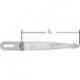 Penture, 200mm  chromé brillant