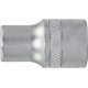 Douille 6 pans 3/8'', Cote s/plats : 16 mm, Long. 28 mm