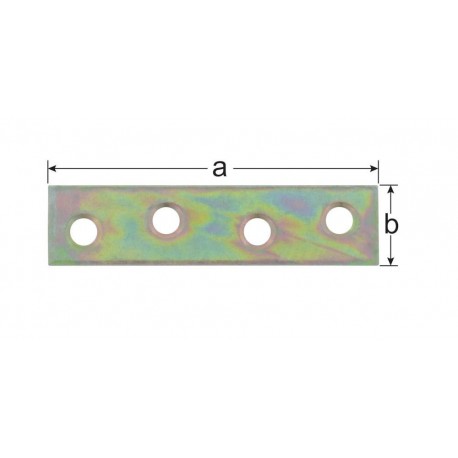 Plaque 120x20x2 mm/K2