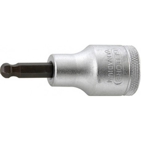 Embout de vissage 1/2" six pans femelle avec tête sphérique 6x60mm GEDORE 1 PCS